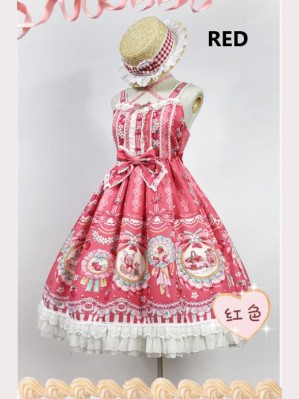 Souffle Song Strawberry bunny Lolita dress JSK